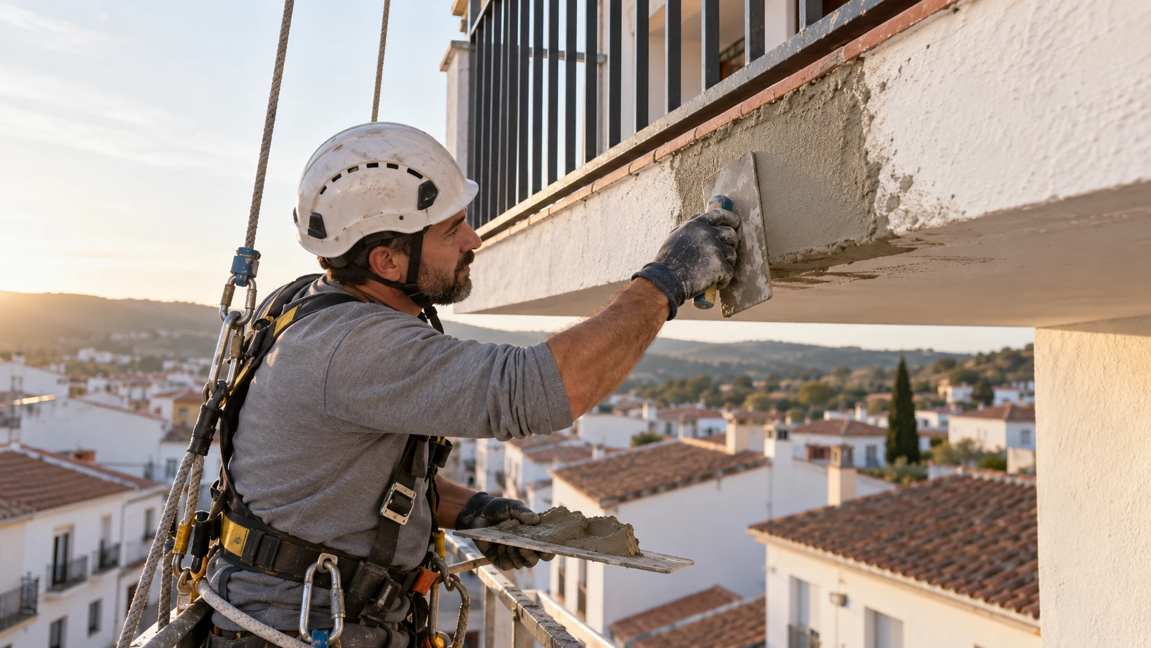Reparación de frente de balcón