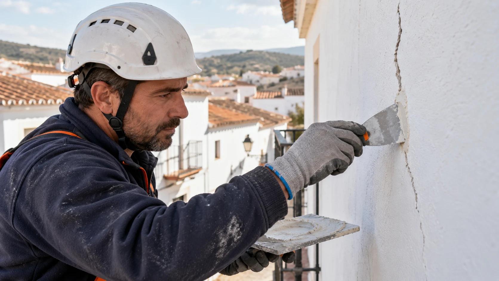 Reparación de fisura